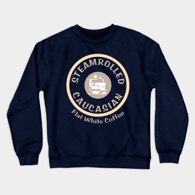 Flat White Coffee Crewneck Sweatshirt by Lefrog